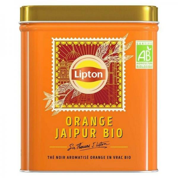 Lipton Orange Jaipur Bio Loose Tea 150g Tin